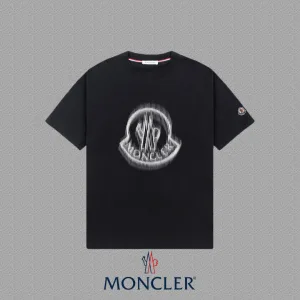 Luxury Aaa Moncler Heavyweight Fabric Short-Sleeved T-Shirt
