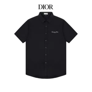 Luxury Dior Bamboo Short-Sleeved Shirt