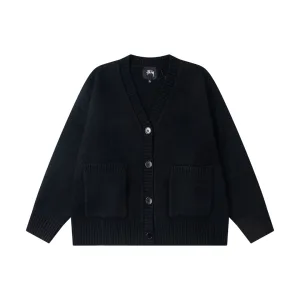 Reps Stussy Long-Sleeved Shirts Black Streetwear