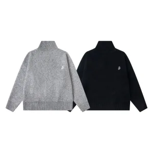 High Quality Super Clone Stussy Sweater Black Streetwear