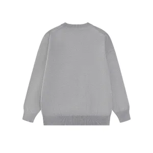 High Quality Designer Ralph Lauren Sweater Red Cotton Pure Xinjiang Embroidery