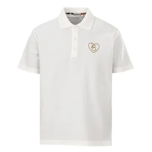 Designer Burberry Short-Sleeved Polo Shirt Red Piqu Delicate And Soft To The Touch Embroidery