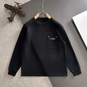 High Quality Designer Dior Cotton Long-Sleeved T-Shirt