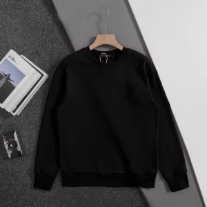 High Quality Reps Louis Vuitton Sweatshirt Red Cotton Pure Double Needle Stitching Embroidery