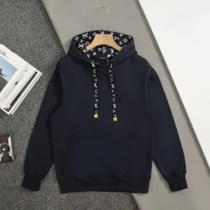 Reps Louis Vuitton Hoodie Blue Cotton Pure