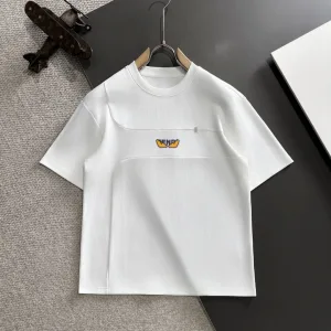 High Quality Fendi Heavyweight Fabric T-Shirt For Spring