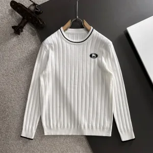 Luxury Burberry Wool Sweater For Fall