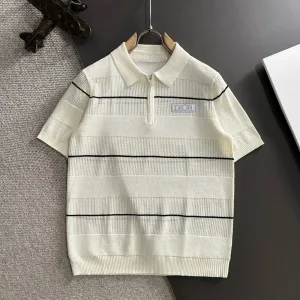 Designer Dior Cotton Short-Sleeved T-Shirt For Fall