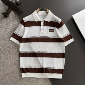 High Quality Burberry Cotton Short-Sleeved T-Shirt For Fall
