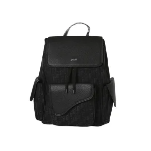 Luxury AAA Dior Wallet Black Cotton Mesh Winter
