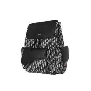 AAA Super Clone Dior Wallet Black Cotton Cowhide Mesh Winter