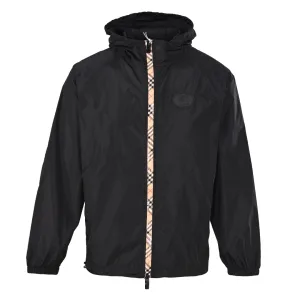 AAA Burberry Coats Red Nylon Fabric Patch