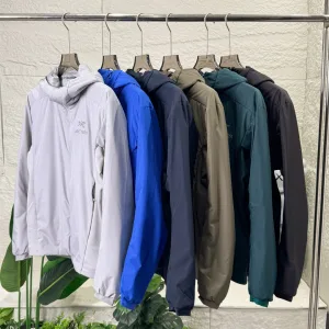 Reps AAA Toms Coat Green Cotton Nylon Fleece Lace Adjustable Drawstring Autumn Winter Late Early Patch