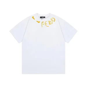 Designer Fendi Cotton Short-Sleeved T-Shirt