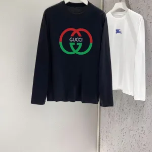 Aaa Gucci Cotton Long-Sleeved T-Shirt For Autumn
