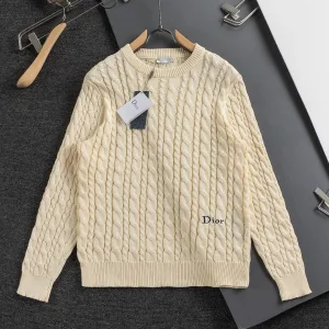 Designer Luxury Dior Cashmere Sweater For Fall