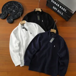 Reps Luxury Ralph Lauren Ruler Black Autumn Winter 3D Cutting Embroidery