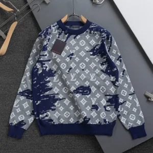 High Quality Luxury Louis Vuitton Cashmere T-Shirts For Autumn