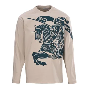 Reps Burberry Long-Sleeved T-Shirt Cotton Relaxed Fit