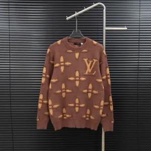 Aaa Luxury Louis Vuitton Wool Long-Sleeved Sweater