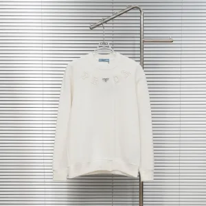 Luxury Prada Cotton Long-Sleeved Sweatshirt
