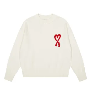AAA Ami Sweater Red Autumn Winter