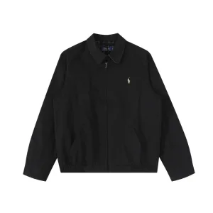 Luxury Designer Ralph Lauren Coat Green Cotton Pure Streetwear Embroidery