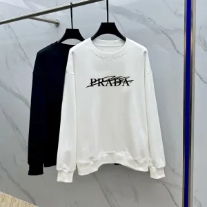 Designer 1:1 Prada Cotton Long-Sleeved Shirts For Autumn