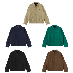 AAA Reps Ralph Lauren Coat Green Cotton Pure Streetwear Embroidery