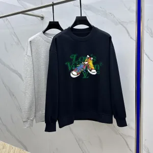 1:1 Luxury Louis Vuitton Cotton Long-Sleeved Sweatshirt For Autumn