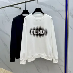 1:1 High Quality Fendi Cotton Long-Sleeved Sweatshirt For Autumn