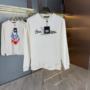 Aaa Louis Vuitton Cotton Hoodies For Spring