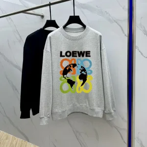 Luxury Loewe Cotton Long-Sleeved Sweatshirt For Autumn