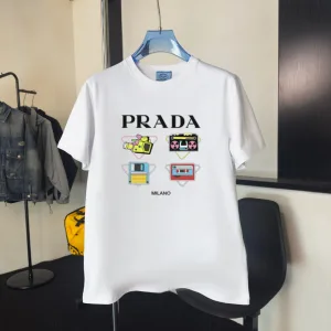 Luxury Prada Abs Short-Sleeved T-Shirt