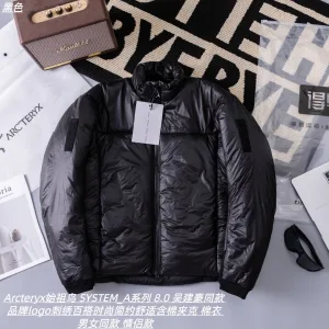 Super Clone High Quality Archaeopteryx Jacket Red Cotton Silk Nylon Twill Fabric Professional Outdoor Winter Embroidery