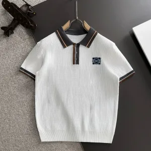 1:1 Loewe Cotton Short-Sleeved T-Shirt For Autumn