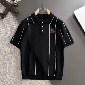 Luxury Designer Hermès Cotton Short-Sleeved T-Shirt For Fall