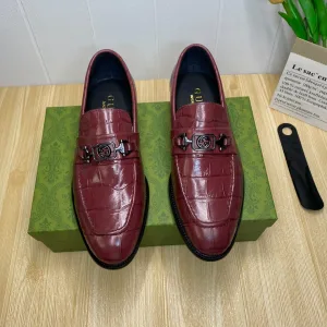 Luxury High Quality Gucci Cowhide Casual Shoes For Autumn