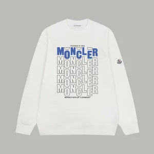 Luxury Moncler Cotton Long-Sleeved Sweatshirt