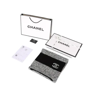 AAA Designer Chanel Scarf Red Eva Knitted Fabric Old Style Sophistication Autumn Winter