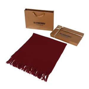 Super Clone Burberry Scarf Red Lace Winter