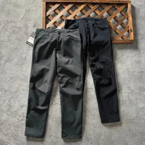 Designer Archaeopteryx Trousers Red Fleece Unrestricted Movement Outdoor Adjustable Waistband