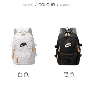 Designer Luxury Nike Backpack Brown Nylon Lace Suitable For All Body Types Street Style