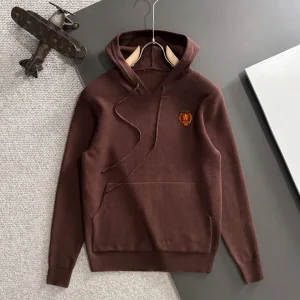 Designer Balenciaga Sweater Red Wool Blend Can Be Worn Directly Against The Skin Exquisite Workmanship Winter