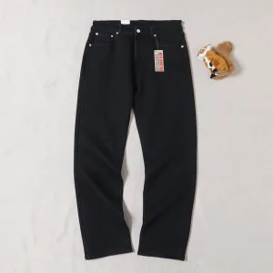 Designer High Quality Ralph Lauren Jeans Red Fleece Denim Retro Winter Slim Fit