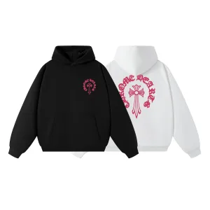 High Quality Super Clone Chrome Hearts Hoodie Black