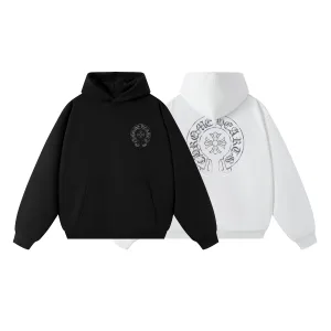 Super Clone High Quality Chrome Hearts Hoodie Black
