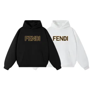 AAA Fendi Hoodie Black Autumn Winter