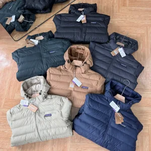 Luxury Patagonia Cotton-Padded Coat Green Cotton Fleece Exquisite Workmanship Professional Outdoor