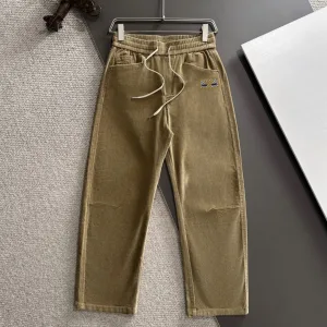 High Quality Luxury Gucci Casual Pants Fleece Winter